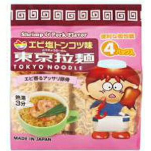 JAN 4906871022157 東京拉麺 エビ塩トンコツ 袋 112g 新栄食品株式会社 食品 画像