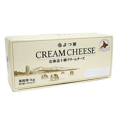 JAN 4908013122565 よつ葉乳業 北海道十勝 クリームチーズ 1Kg よつ葉乳業株式会社 食品 画像