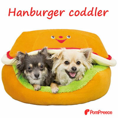 JAN 4920052569279 ポンポリース キャラクターカドラー ハンバーガー 5613小型犬猫用ベッドカドラーinu-hi ポンポリース株式会社 ペット・ペットグッズ 画像