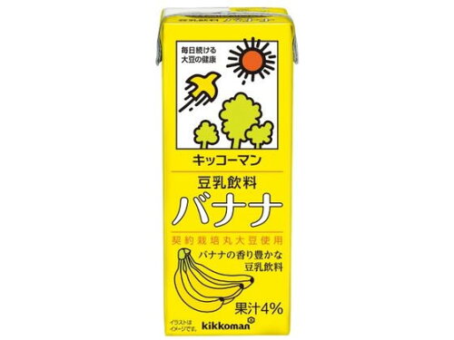 JAN 4930726100349 豆乳飲料 バナナ キッコーマンソイフーズ株式会社 水・ソフトドリンク 画像