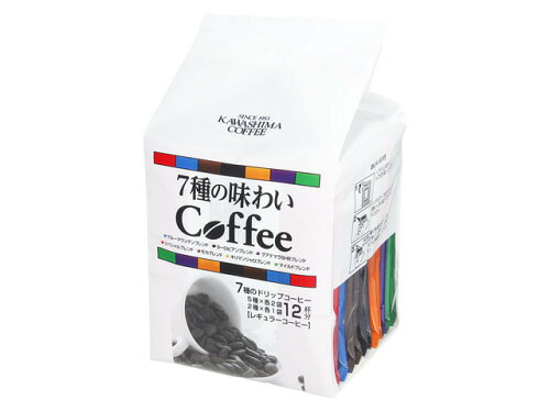 JAN 4931083190509 コーヒー乃川島 7種の味わいコーヒー 96g 株式会社コーヒー乃川島 水・ソフトドリンク 画像