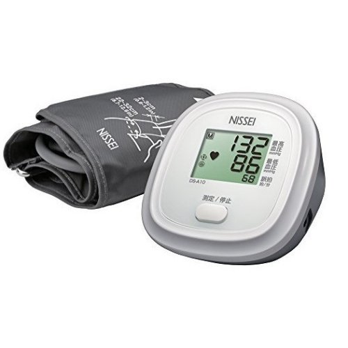 JAN 4931140012294 NISSEI 上腕血圧計 ホワイト系 DS-A10-W 日本精密測器株式会社 医薬品・コンタクト・介護 画像