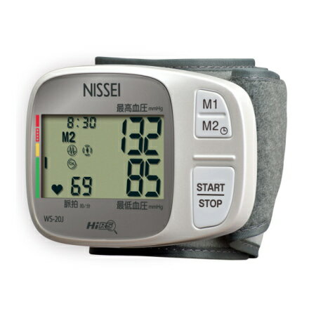 JAN 4931140061315 日本精密測器 NISSEI 手首式デジタル血圧計 WS-20J 日本精密測器株式会社 医薬品・コンタクト・介護 画像