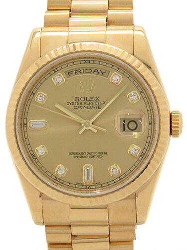JAN 4931281374985 ロレックス｜ROLEX メンズ腕時計 デイデイト 36 118238A ゴールド 株式会社サンブランド 腕時計 画像