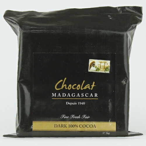 JAN 4936036001727 ショコラマダガスカル クーベルチュール ダーク100% 有限会社アフリカンスクエアー スイーツ・お菓子 画像