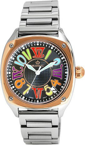 JAN 4937996002182 MARSHAL/マーシャル MRZ007-MPBK ピンクゴールドブラック 株式会社サン・フレイム 腕時計 画像
