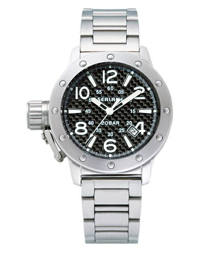 JAN 4937996041587 シーレーン SEALANE 腕時計 20BAR 自動巻 N夜光 SE54-MBK メンズ 株式会社サン・フレイム 腕時計 画像