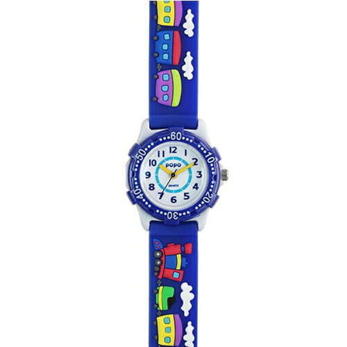 JAN 4937996498992 サンフレイム キッズウオッチ POPO ブルー TCL22-BL 株式会社サン・フレイム 腕時計 画像