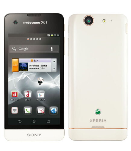 JAN 4942857160291 SONY Xperia SX SO-05D White 株式会社NTTドコモ スマートフォン・タブレット 画像