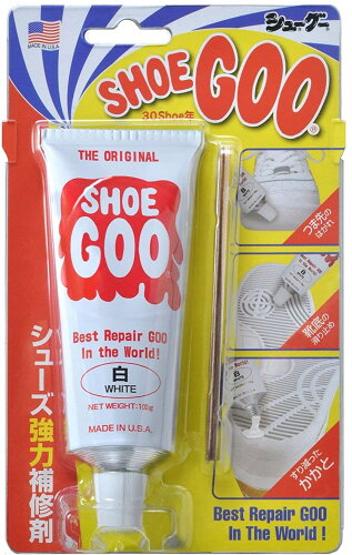 JAN 4943311103007 国際技術 Shoe Goo 白色 100g 国際技術貿易株式会社 靴 画像