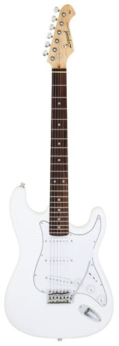 JAN 4944465038122 Legend エレキギター LST-Z WH ホワイト メイプルネックローズ指板 ストラトタイプ　　ケース付 荒井貿易株式会社 楽器・音響機器 画像