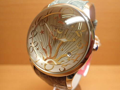 JAN 4944487602721 Ritmo Latino (リトモラティーノ) 腕時計 FINO F22SL ラージサイズ クリーム ワニ革ストラップ 株式会社ぜん 腕時計 画像