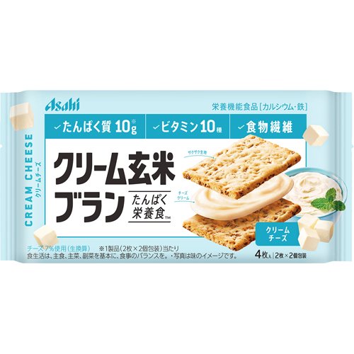 JAN 4946842527830 アサヒ クリーム玄米ブラン クリームチーズ(72g) アサヒグループ食品株式会社 ダイエット・健康 画像