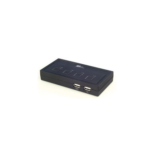 JAN 4949090400290 パソコン自動切替器 USB接続 4台用 REX-430U(1セット) ラトックシステム株式会社 パソコン・周辺機器 画像