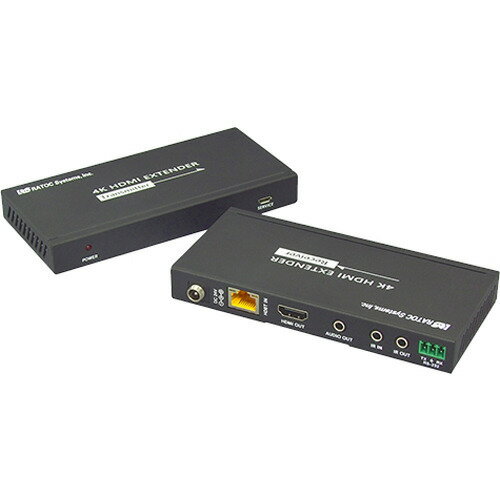 JAN 4949090401013 ラトックシステム 4K60Hz対応 HDMI延長器 100m RS-HDEX100-4K(1個) ラトックシステム株式会社 パソコン・周辺機器 画像