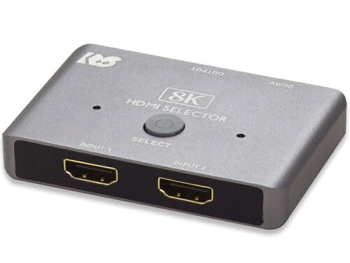 JAN 4949090401068 ラトックシステム 8K60Hz/4K120Hｚ対応 2入力1出力 HDMI切替器 RS-HDSW21-8K ラトックシステム株式会社 パソコン・周辺機器 画像