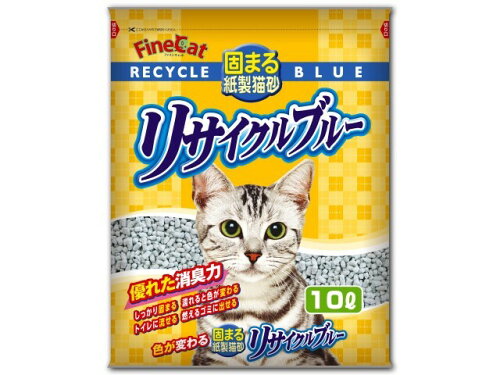 JAN 4952667206171 常陸化工 固まる紙製猫砂リサイクルブルー 10L 常陸化工株式会社 ペット・ペットグッズ 画像