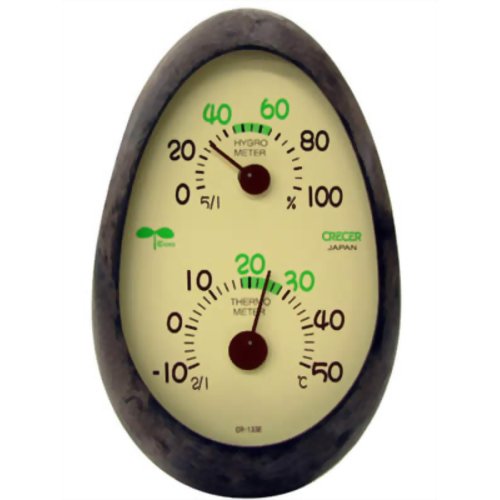 JAN 4955286803806 クレセル エコロジー 温度計・湿度計 (壁掛け・卓上両用) CR-133E(1コ入) 株式会社クレセル 花・ガーデン・DIY 画像