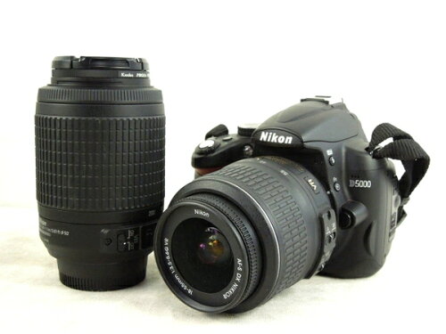 JAN 4955478071266 ニコン・セールスプロモーション Nikon D5000 ダブルズームキット 18-55mmF3.5-5.6 55-200mmF4.5-5.6 株式会社ニコンイメージングジャパン TV・オーディオ・カメラ 画像