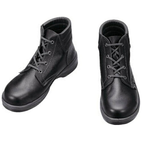 JAN 4957520101044 7522N25.5 シモン 安全靴 編上靴 黒 25.5cm 株式会社シモン 花・ガーデン・DIY 画像