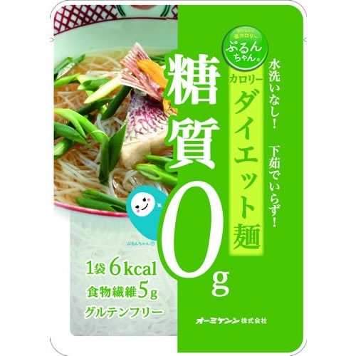 JAN 4957884900017 ぷるんちゃん 麺タイプ(100g) オーミケンシ株式会社 ダイエット・健康 画像