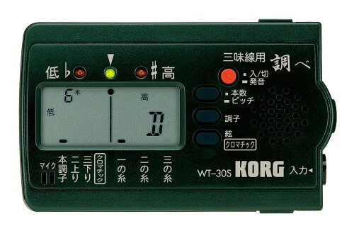 JAN 4959112028616 KORG コルグ 三味線用チューナー WT30S 株式会社コルグ 楽器・音響機器 画像