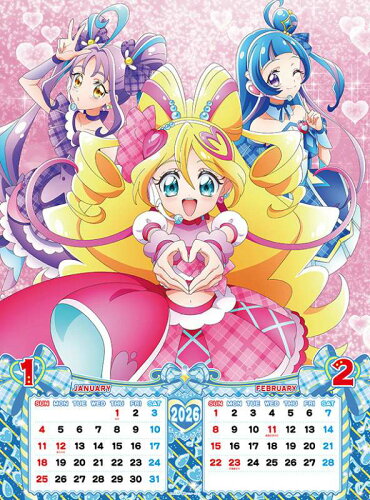 JAN 4960919492180 CL-015 2026 キミとアイドルプリキュア♪ A2カレンダー 東映アニメーション 東映アニメーション株式会社 本・雑誌・コミック 画像