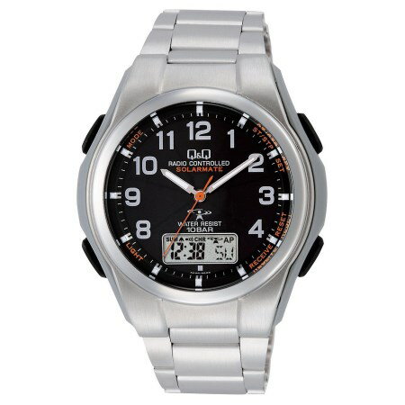 JAN 4966006063424 Q＆Q ソーラー電波時計 世界5局対応 MD02-205 シチズン時計株式会社 腕時計 画像