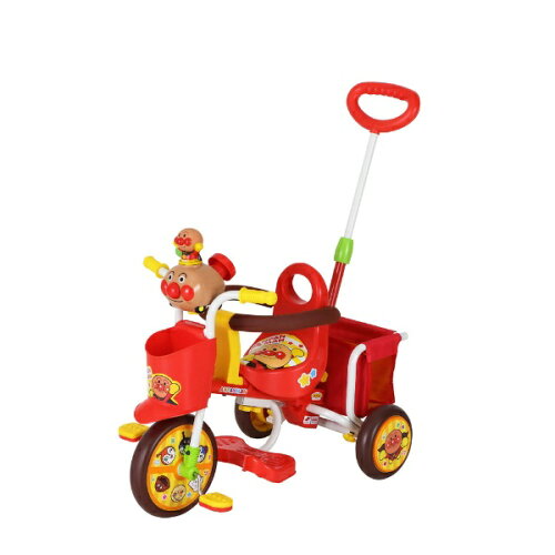 JAN 4967057021616 おでかけ三輪車 それいけ！アンパンマンごう ピースII レッド(1台) エム・アンド・エム株式会社 おもちゃ 画像