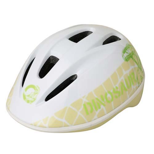 JAN 4967057043502 ダイナソー ホワイト／SG対応ヘルメット XSサイズ(1個) エム・アンド・エム株式会社 スポーツ・アウトドア 画像