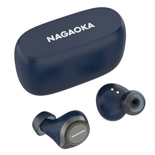 JAN 4967736081634 NAGAOKA Bluetooth5.0対応オートペアリング機能搭載 完全ワイヤレスイヤホン ブルー(1セット) 株式会社ナガオカトレーディング TV・オーディオ・カメラ 画像