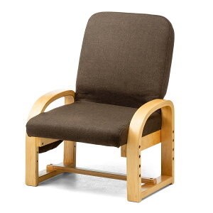 JAN 4969887132951 高座椅子 安楽椅子 コンパクト 背もたれ3段階角度調整 サンワサプライ株式会社 インテリア・寝具・収納 画像