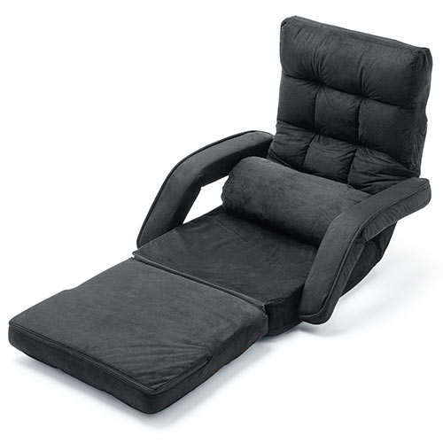 JAN 4969887133743 サンワサプライ 座椅子 ブラック 150-SNCF020BK サンワサプライ株式会社 インテリア・寝具・収納 画像