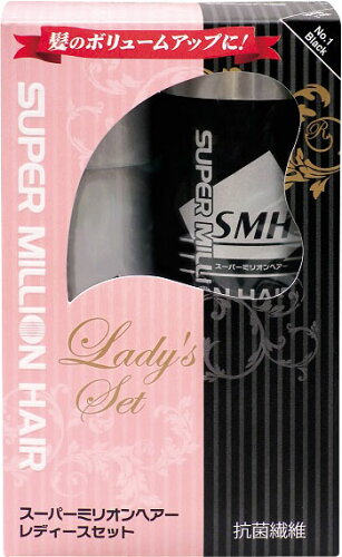JAN 4969972301286 スーパーミリオンヘアー レディースセット ブラック(10g+35g) ルアン株式会社 美容・コスメ・香水 画像