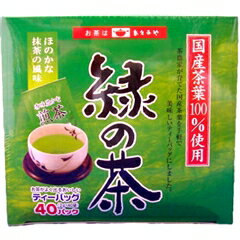 JAN 4970111105061 緑の茶ティーバッグ 箱タイプ(2g*40袋入) 株式会社ライフドリンクカンパニー 水・ソフトドリンク 画像