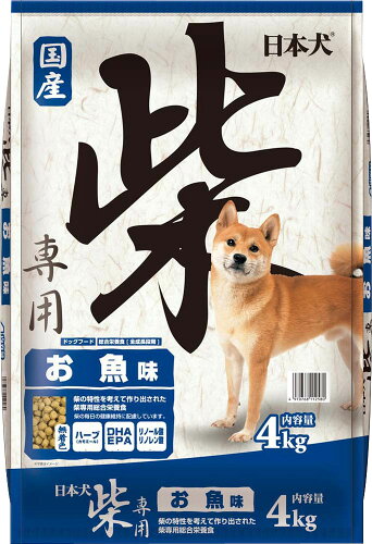 JAN 4970768112580 日本犬 柴専用 お魚味(4kg) イースター株式会社 ペット・ペットグッズ 画像