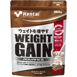 JAN 4972174352314 Kentai(ケンタイ) ウェイトゲインアドバンス ミルクチョコ風味(360g) 株式会社健康体力研究所 ダイエット・健康 画像