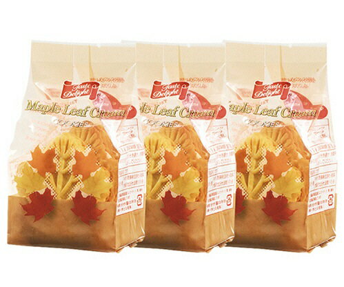 JAN 4972222205227 テイストデライト メイプルリーフクリームクッキー 3個 キタノ商事株式会社 スイーツ・お菓子 画像