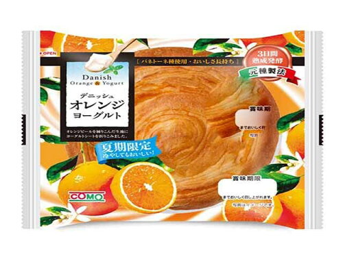 JAN 4972334570497 コモ デニッシュ オレンジヨーグルト 75g 株式会社コモ 食品 画像
