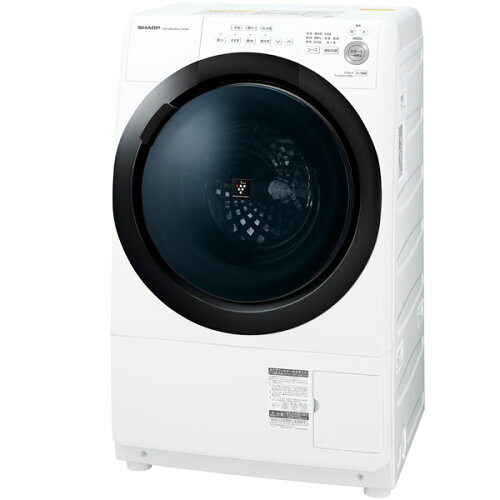 JAN 4974019149509 SHARP ドラム式洗濯乾燥機 ES-S7E-WR シャープ株式会社 家電 画像