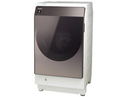 JAN 4974019194608 SHARP プラズマクラスタードラム式洗濯乾燥機 ブラウン系 左開き ES-WS14-TL シャープ株式会社 家電 画像