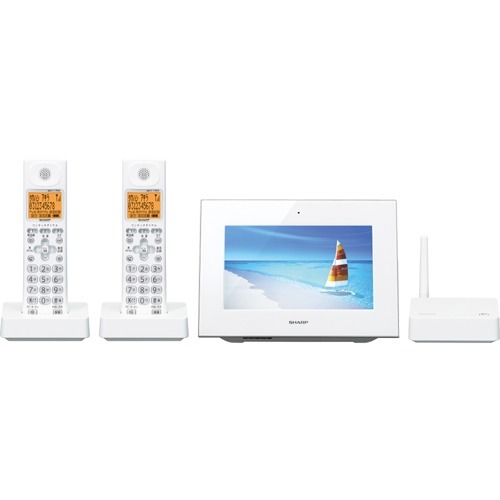 JAN 4974019725161 シャープ インテリアホン 子機2台タイプ ホワイト系 JD-7C2CW-W(1台) シャープ株式会社 家電 画像