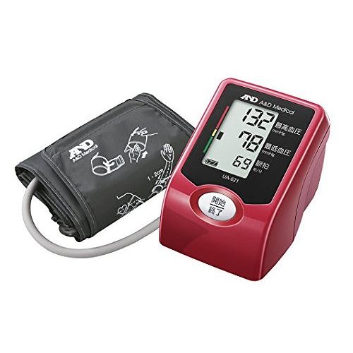 JAN 4981046026147 A&D 上腕式血圧計 UA-621R レッド(1台) 株式会社エー・アンド・デイ 医薬品・コンタクト・介護 画像