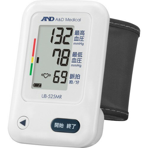 JAN 4981046151498 A&D 手首式血圧計 UB-525MR(1台) 株式会社エー・アンド・デイ 医薬品・コンタクト・介護 画像