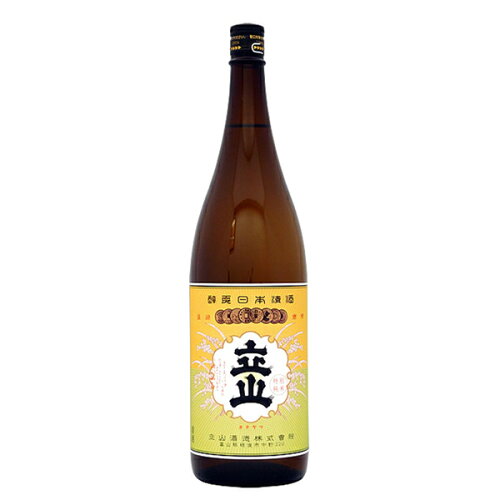 JAN 4981268157001 立山 特別純米酒 1.8L 立山酒造株式会社 日本酒・焼酎 画像