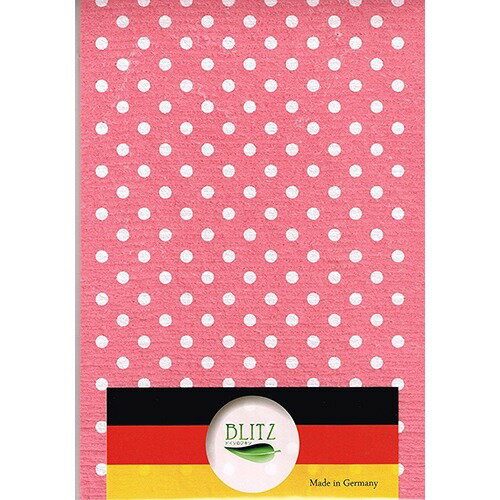 JAN 4981972220053 BLITZ ドイツのフキン No5 水玉ピンク(1枚入) 有限会社富士インターナショナルシステムズ キッチン用品・食器・調理器具 画像