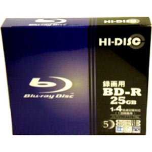 JAN 4984279001516 HIDISC  録画用BD-R HD BD-R 4X5PNX 株式会社磁気研究所 TV・オーディオ・カメラ 画像