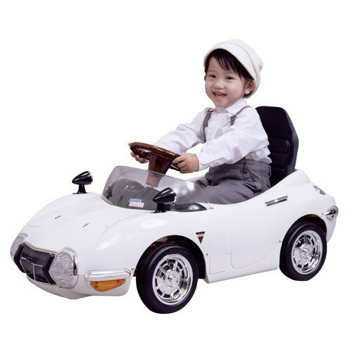 JAN 4985404031118 トヨタ 2000GT 電動バッテリーカー ホワイト TGT-B(1台) 株式会社ミズタニ おもちゃ 画像