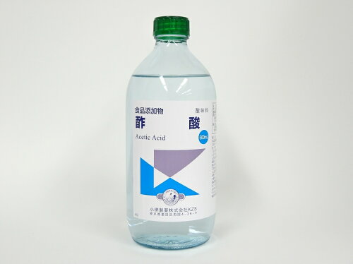 JAN 4987371142316 酢酸(食添) 500ml 小堺製薬株式会社 食品 画像