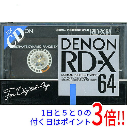 JAN 4988001654919 日本コロムビア デノン カセットテープ RD-X64N 日本コロムビア株式会社 TV・オーディオ・カメラ 画像